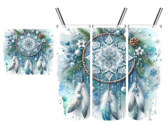 Snowy Dreamcatcher 20 oz Tumbler