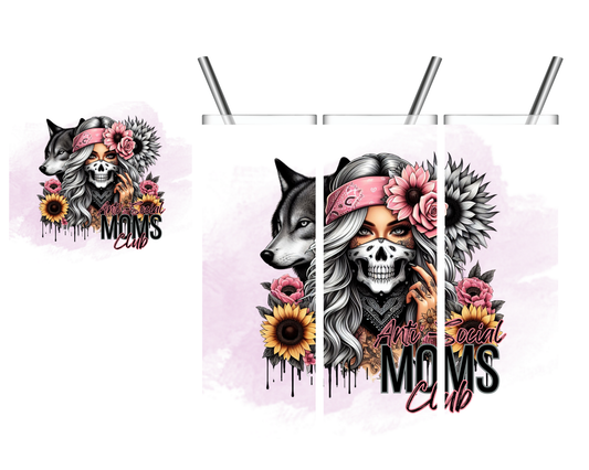 Anti-Social Moms Club 20 oz Tumbler