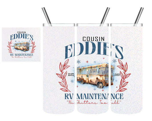 Cousin Eddie's RV Maintenace Christmas  20 oz Tumbler