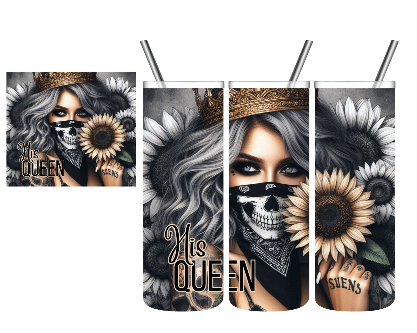 His Queen 20 oz Tumbler