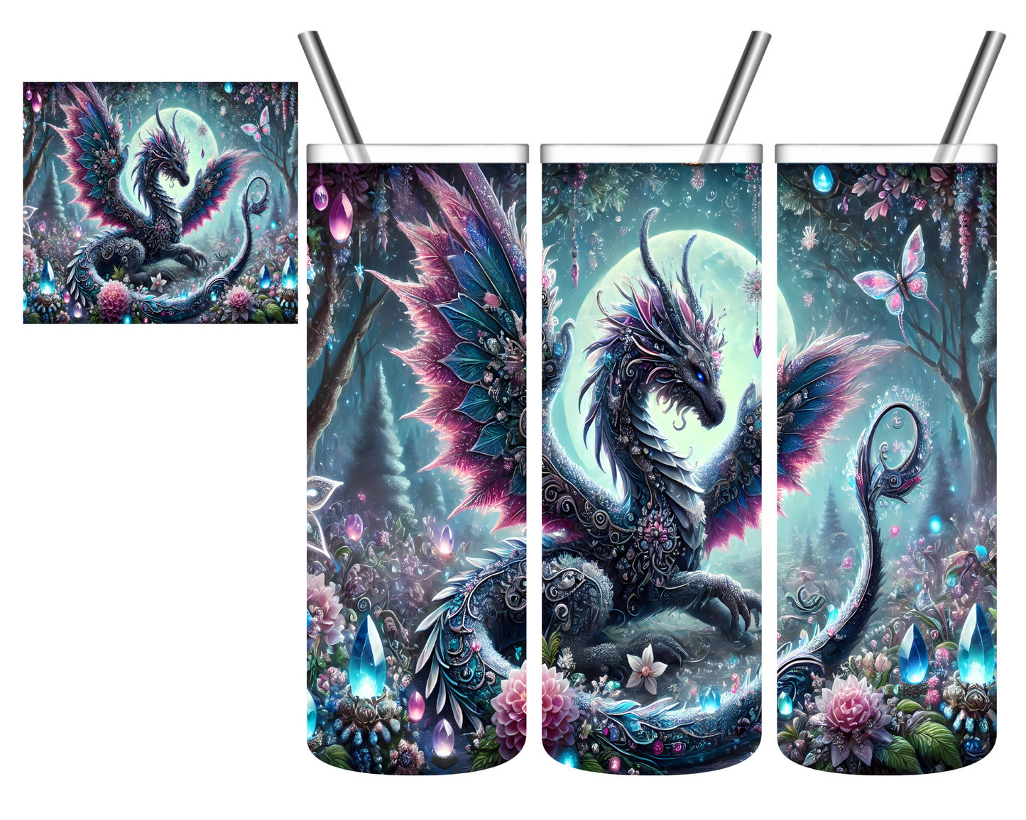 Beautiful Dragon 20 oz Tumbler