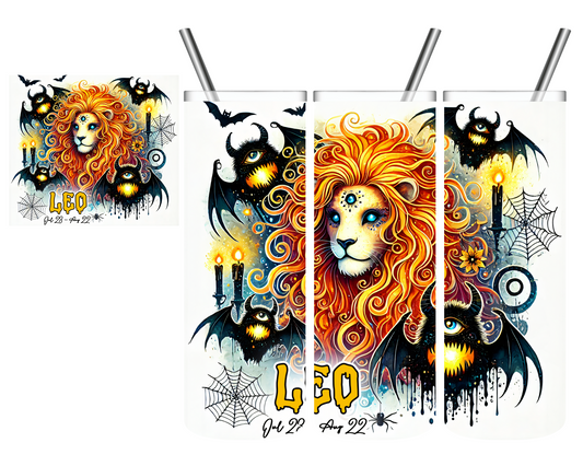 Halloween Leo Zodiac Sign Celestial 20 oz Tumbler