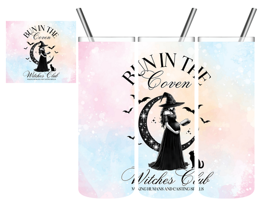 Bun In the Coven Pregnancy Halloween 20 oz Tumbler