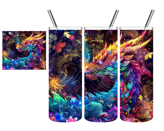 Neon Dragon 20 oz Tumbler