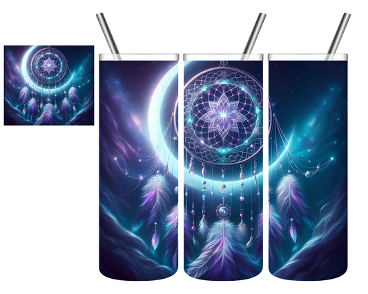 Boho Dreamcatcher Moon 20 oz Tumbler