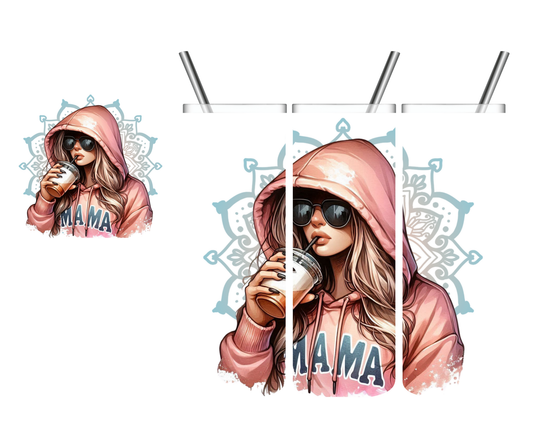 Hoodie Mama 20 oz Tumbler