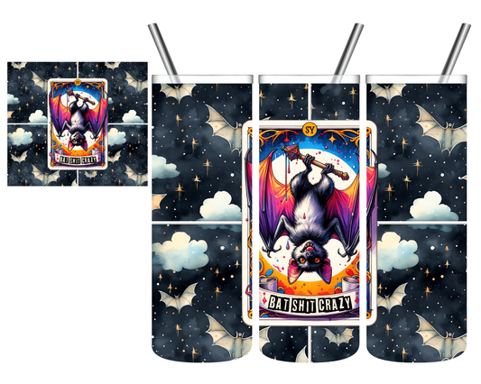 Bat Shit Crazy Halloween 20 oz Tumbler