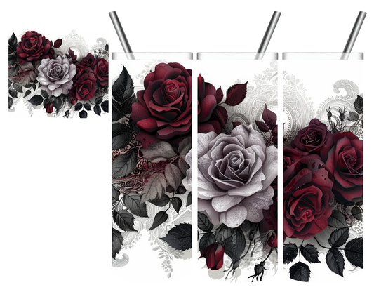Gothic Roses 20 oz Tumbler