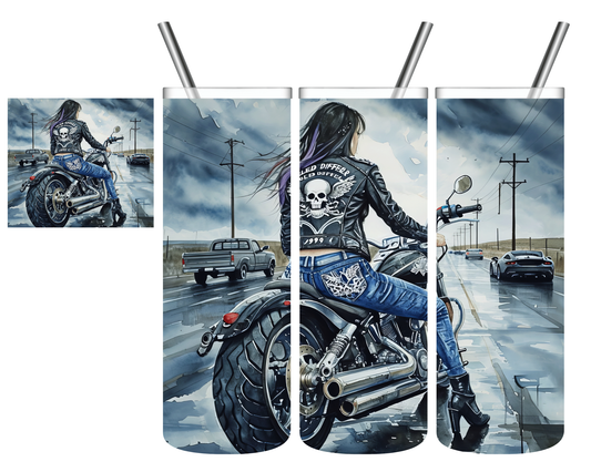Lady Biker 20 oz Tumbler