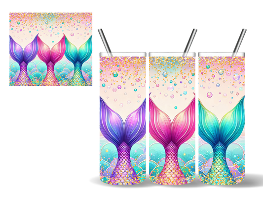 Mermaid Tails 20 oz Tumbler