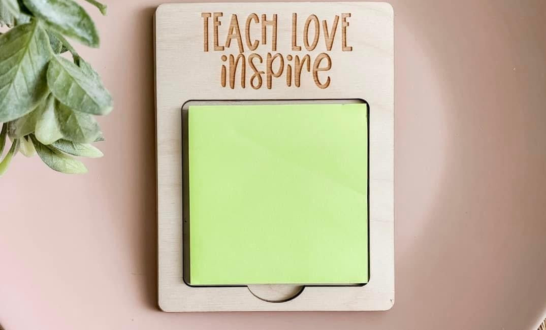Simple Teacher Post It Note Holders