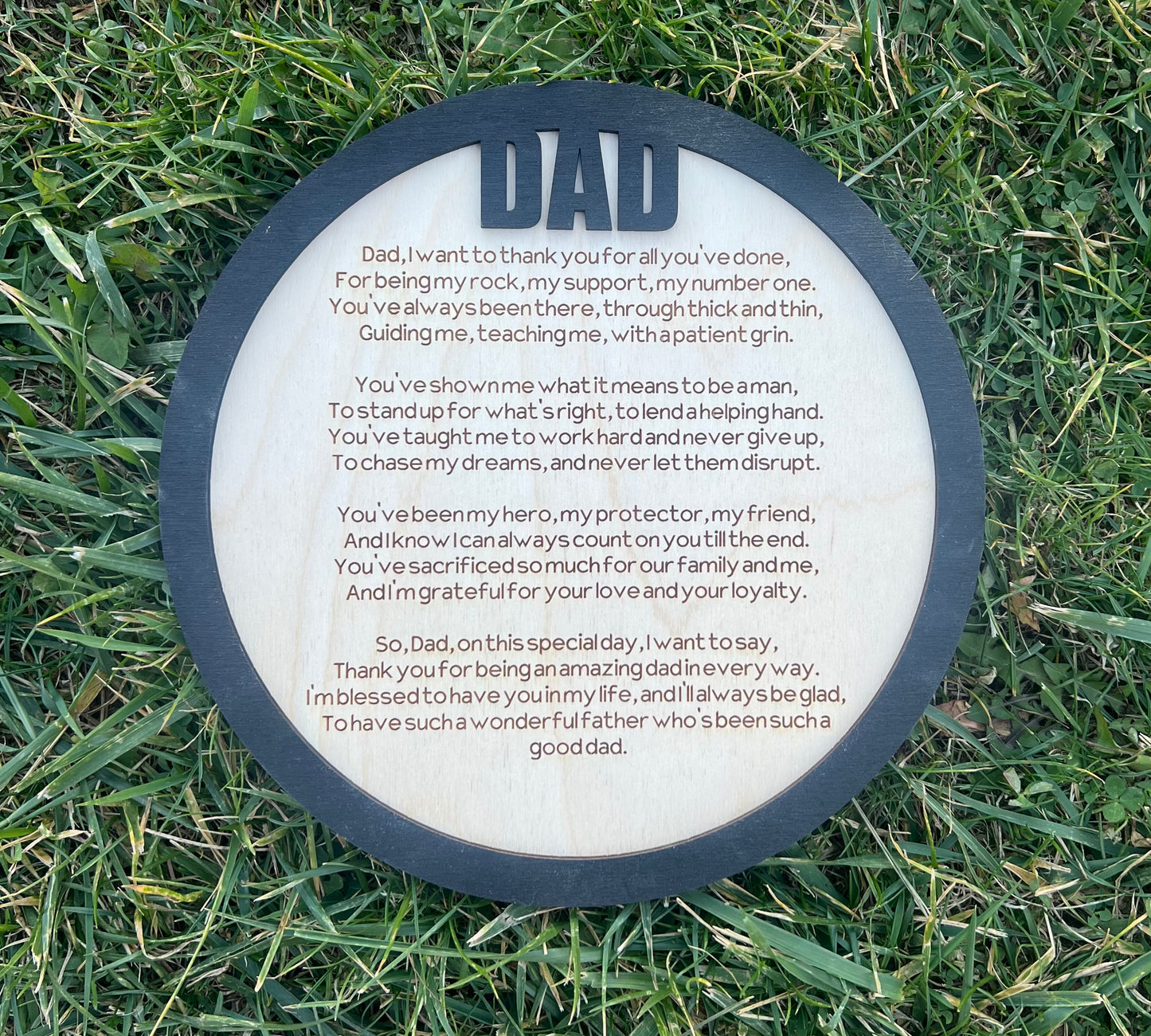Dad Plaque Gift For Dad