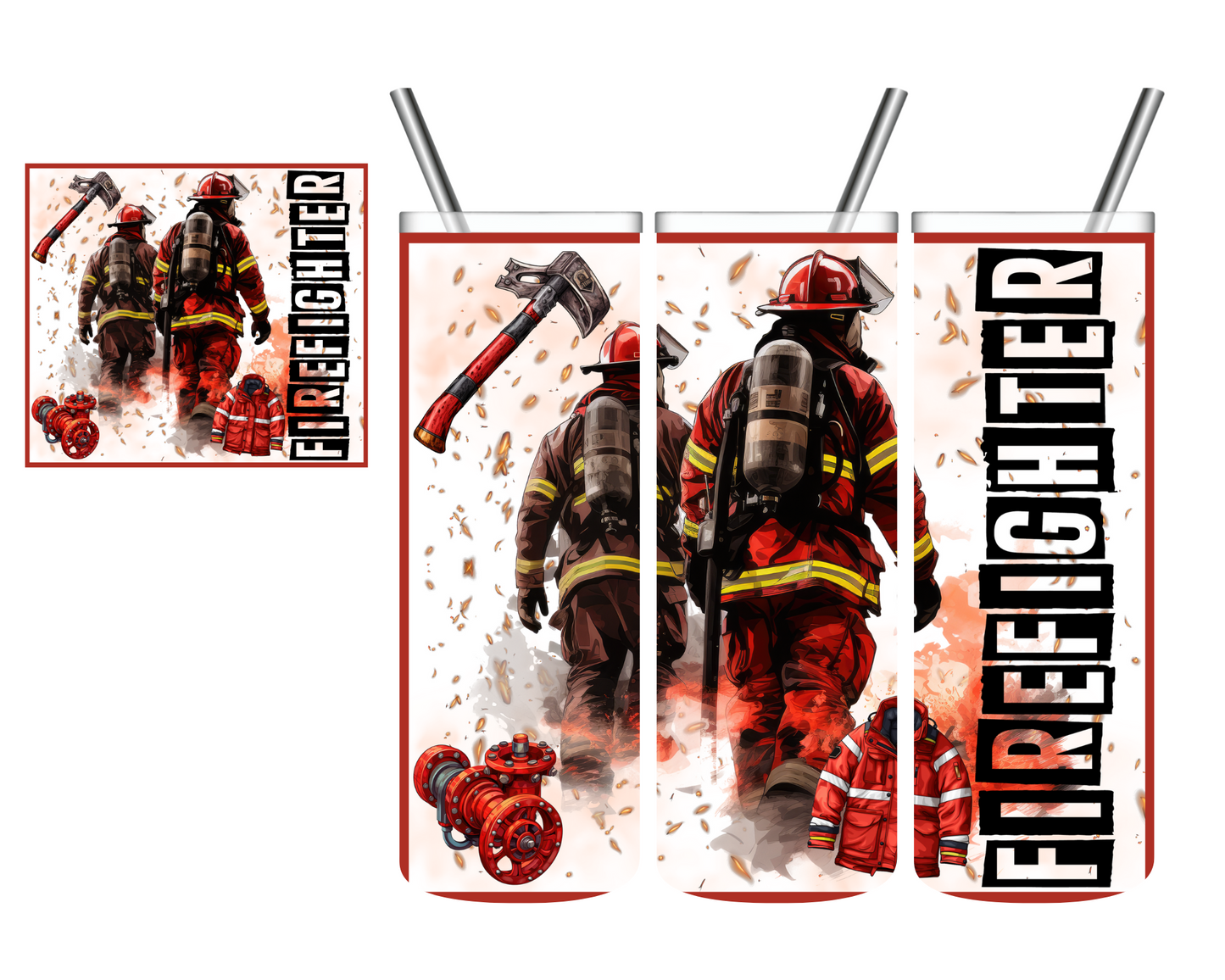 Firefighter 20 oz Tumbler
