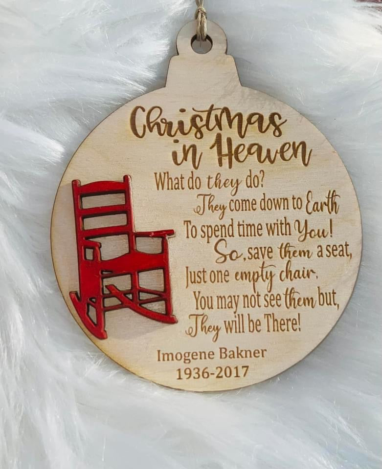 Christmas in Heaven Ornament